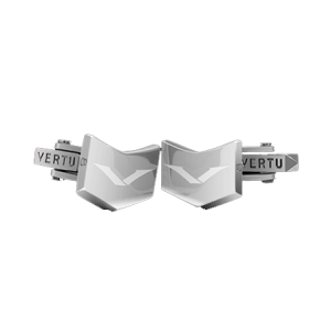 Cufflinks "V-8 Key" polished stainless steel